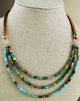 Tiny Box Turquoise Layered Necklace