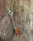Layered Turquoise and Coral Necklace