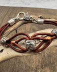 Celtic Style Leather Bracelet