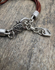 Celtic Style Leather Bracelet