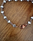Tiny Hearts and copper Bracelet