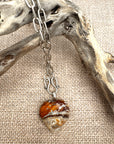 Red Jasper Heart Necklace