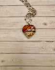 Red Jasper Heart Necklace